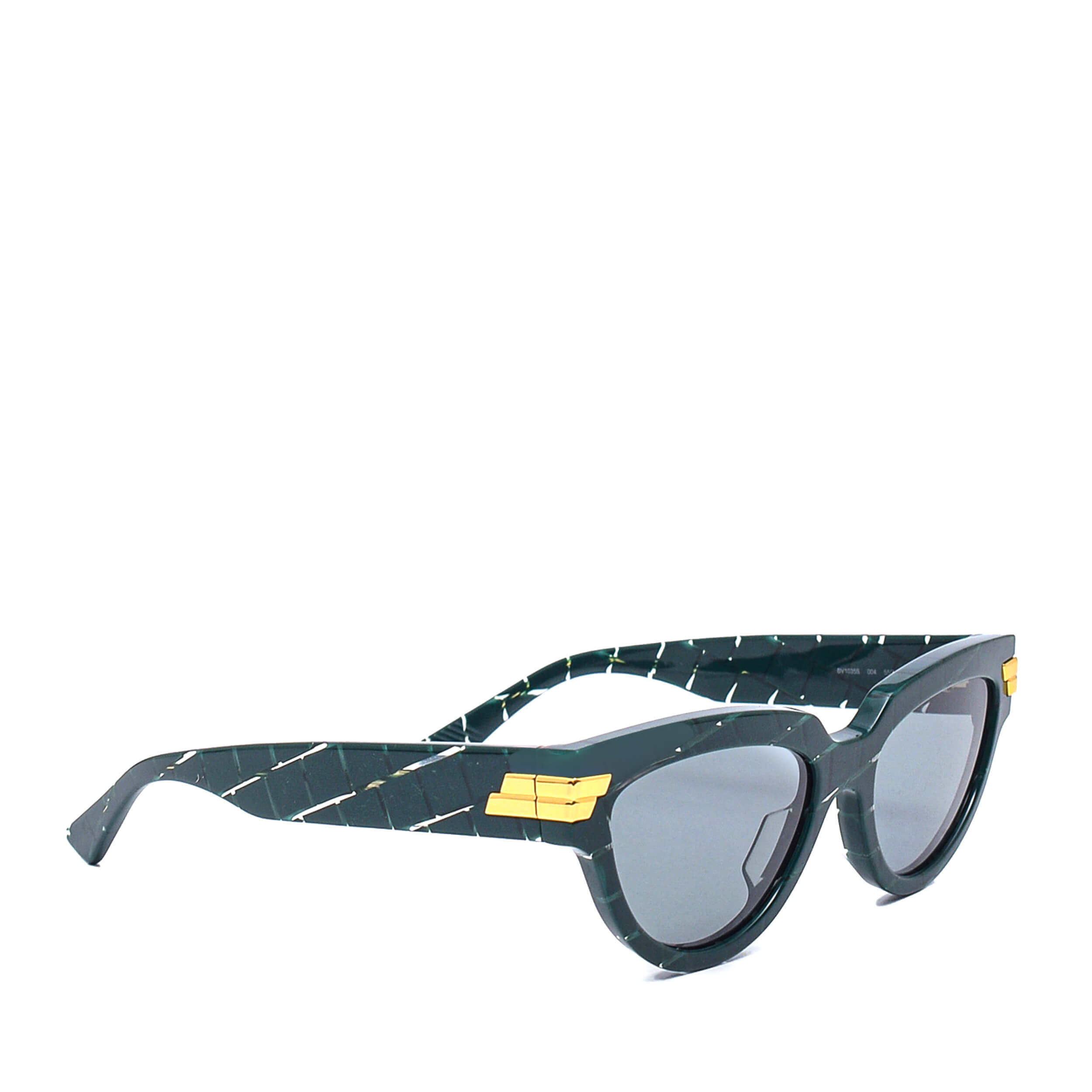 Bottega Veneta - Green Cat Eye Sunglasses 